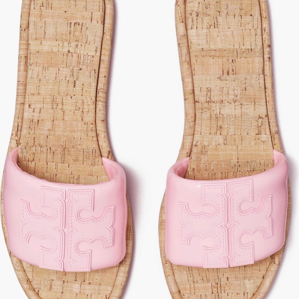 Tory Burch Double T Sport Slide Sandals